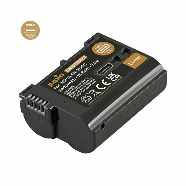 Baterie Jupio EN-EL15C *ULTRA C* 2400 mAh s USB-C vstupem... Baterie Jupio EN-EL15C *ULTRA C* 2400 mAh s USB-C vstupem...
