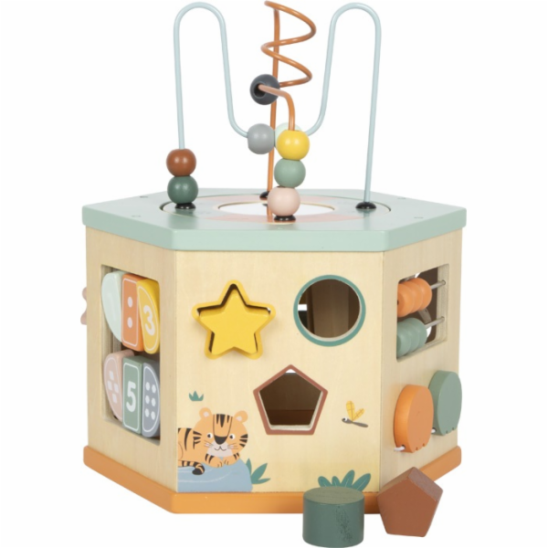 small foot Motorická kostka se 7 hracími plochami Safari