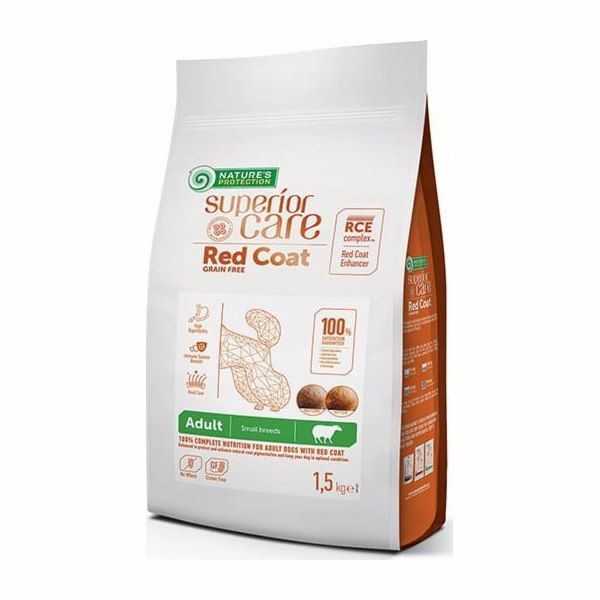NATURE S PROTECTION Superior Care Red Coat Free Adult Sma...