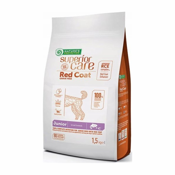 NATURE S PROTECTION Superior Care Red Coat Free Junior Sm...
