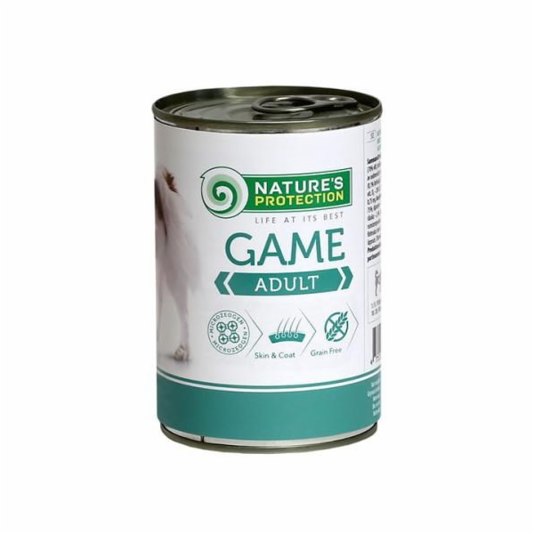 NATURE S OCHRANA Adult Venison - vlhké krmivo pro psy - 4...