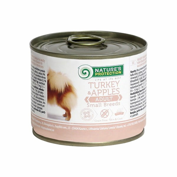 NATURE S OCHRANA Adult Small Turkey and Apples - vlhké kr...