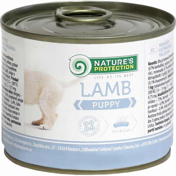 NATURE S OCHRANA Puppy Lamb - mokré krmivo pro štěňata - ...