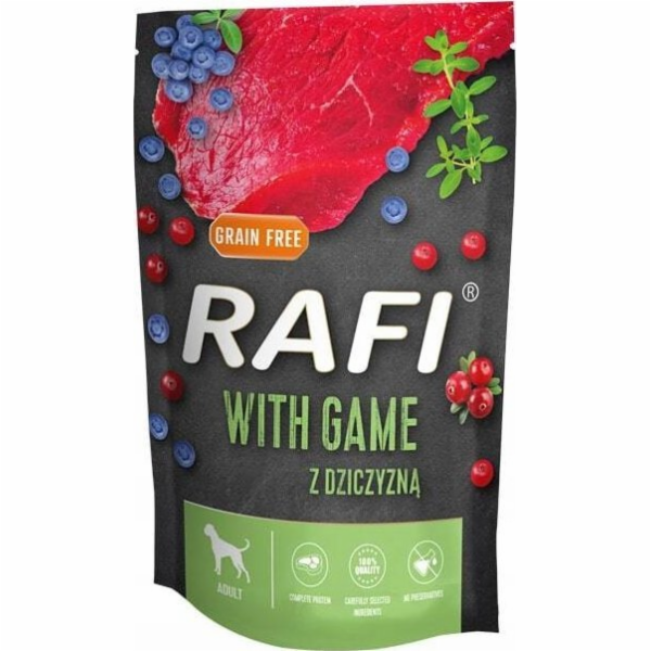 DOLINA NOTECI Rafi Game - vlhké krmivo pro psy - 500g