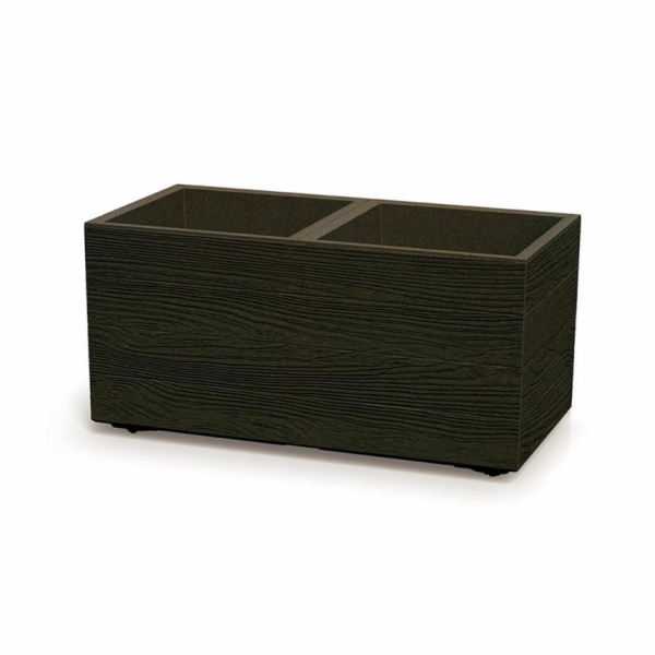 Květináč Prosperplast MADERA CASE eco wood 77 cm kávový