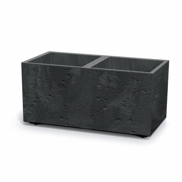 Květináč Prosperplast SIERRA CASE beton effect 77 cm čern...