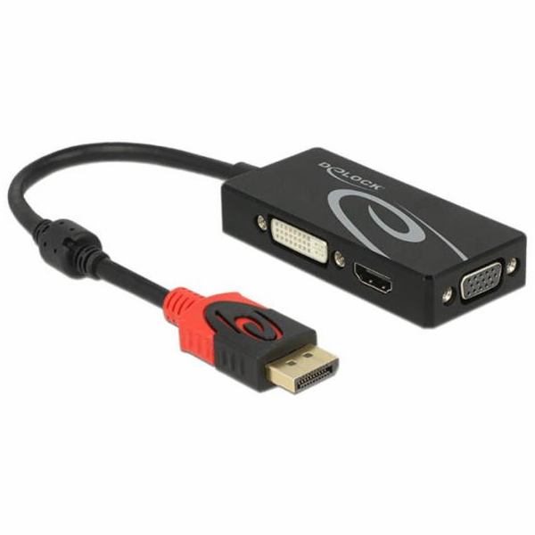 Delock - Nástroj pro převod videa - DisplayPort - DVI, HD...