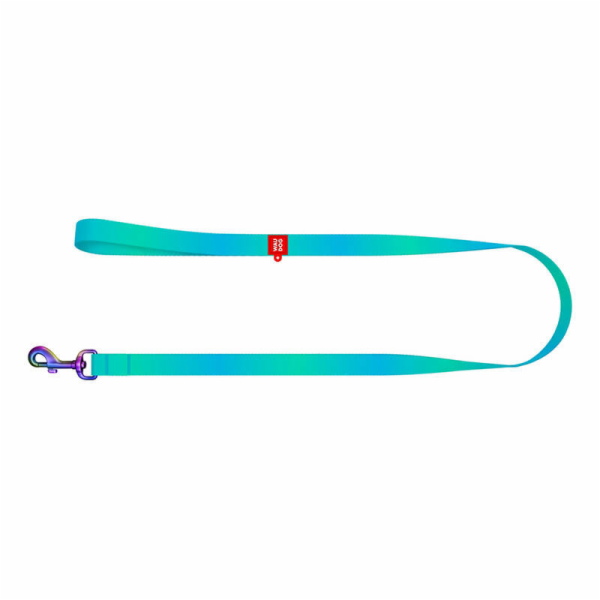 WAUDOG gradient nylon dog leash, length 122 cm blue