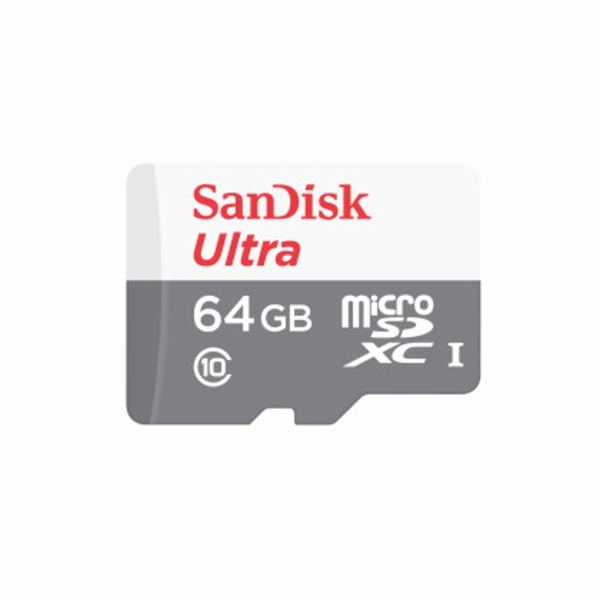 Sandisk MicroSDXC karta 64GB Ultra (80MB/s, Class 10 UHS-...
