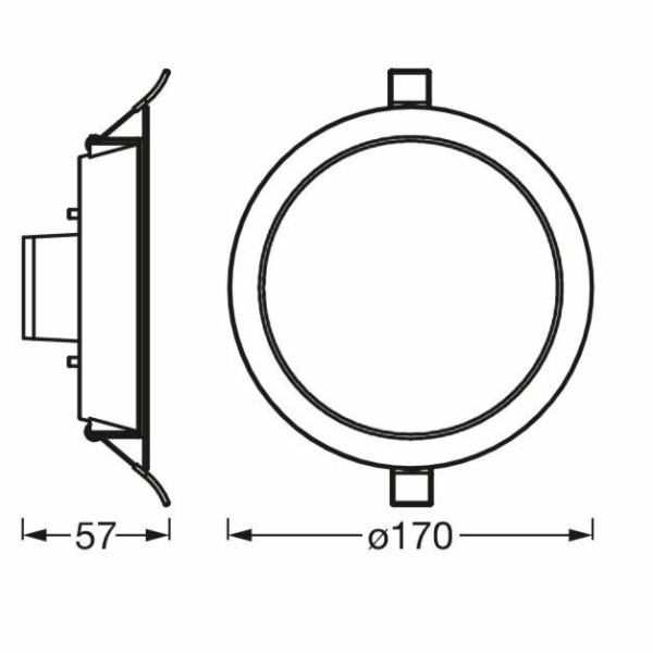 LIGHT MONTÁŽ WIFI 12W D170 RGBTW 1000LM