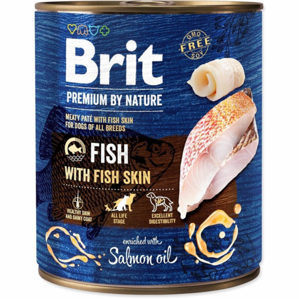 BRIT Premium by nature Fish with fish skin - vlhké krmivo...