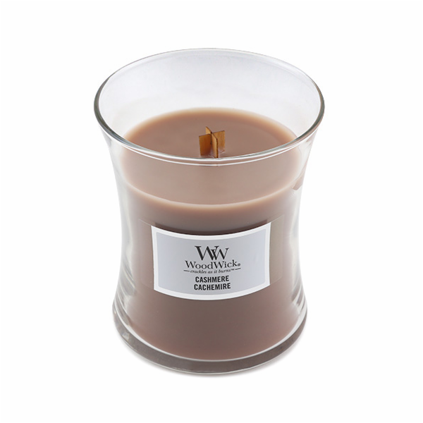 Svíčka oválná váza WoodWick, Kašmír, 275 g