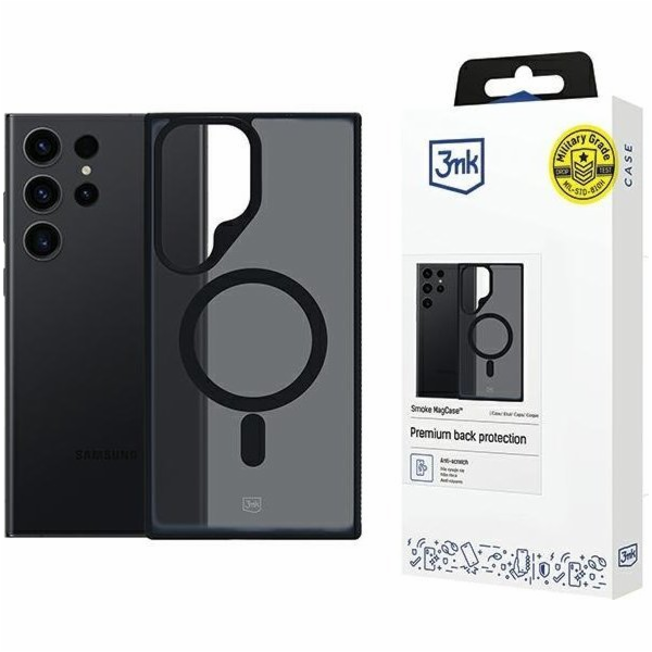 3mk ochranné pouzdro Smoke MagCase pro Samsung Galaxy S23...