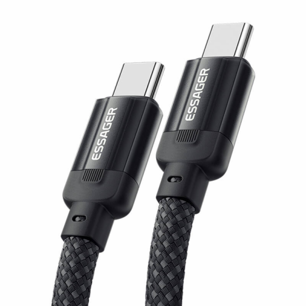 USB-C to USB-C cable, Essager, EXCTT1-YS01-P, 100W, 1m (b...