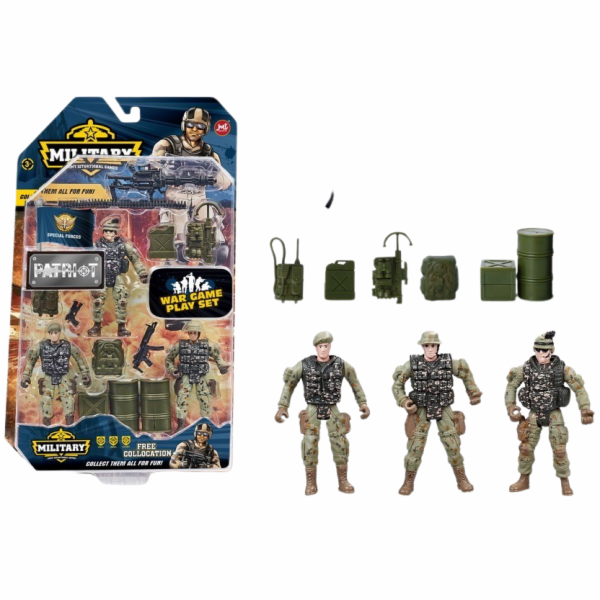 Vojáčci s doplňky - sada