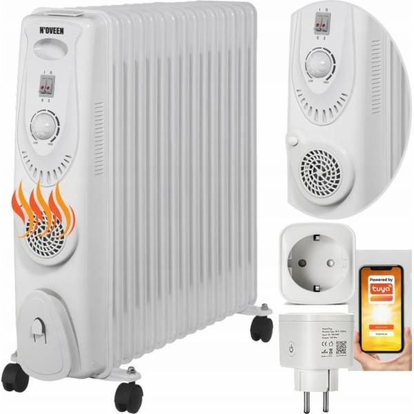 NOVEEN ohřívač oleje OH150199 TUYA SMART 2500W + 400W tur...