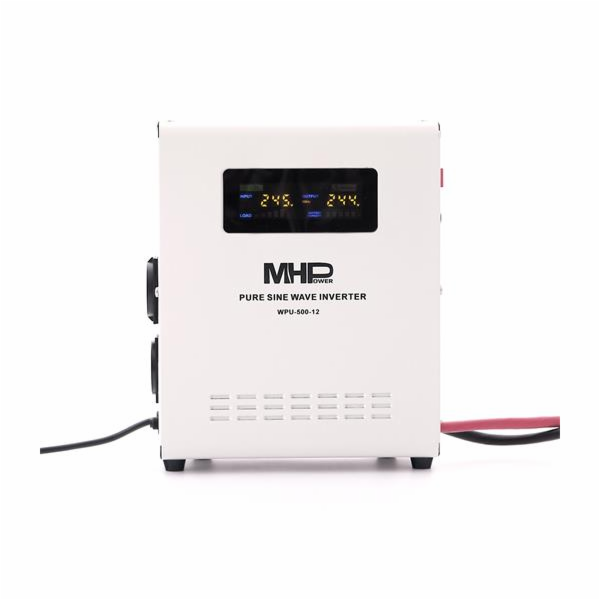 Napěťový měnič MHPower WPU-500-12 UPS, 500W, čistý sinus,...
