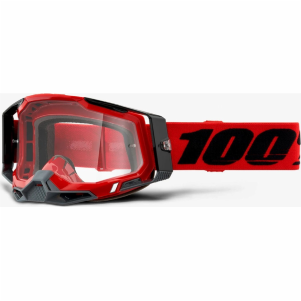100% RACECRAFT 2 ČERVENÉ (Čistý zorník proti zamlžování, ...