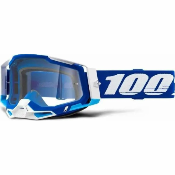 100% RACECRAFT 2 BLUE (Čistý zorník proti zamlžování, LT ...