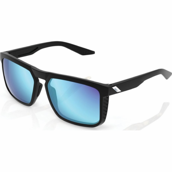 100% Brýle 100% RENSHAW Matte Black - HiPER Blue Multilay...