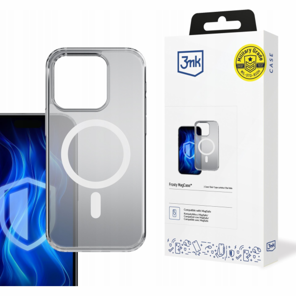 3mk Frosty MagCase White pro Apple iPhone 16 Pro Max