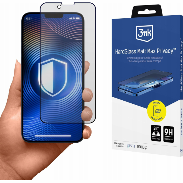 3mk Hardglass Matt Max Privacy pro Apple iPhone 13 Pro Ma...