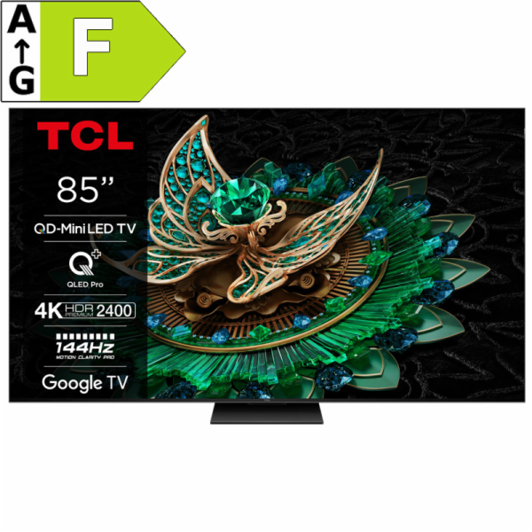 TCL 85C765 SMART TV 85" QLED/4K UHD/Mini LED/144Hz/4xHDMI...