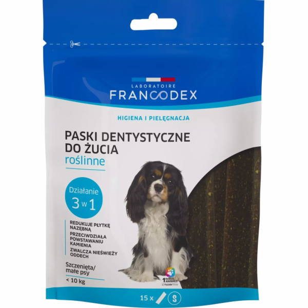 FRANCODEX Dental Strips S - pamlsek pro psa - 15