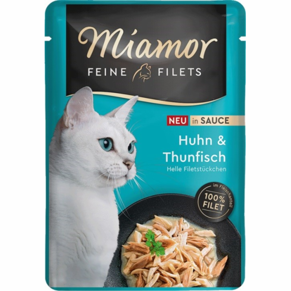 MIAMOR Fine Filets Chicken with tuna in sauce - mokré krm...