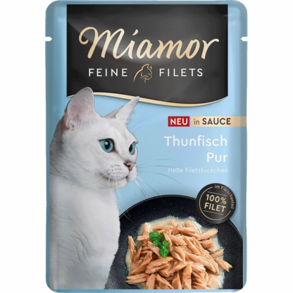 MIAMOR Fine Filets Tuna in sauce - mokré krmivo pro kočky...