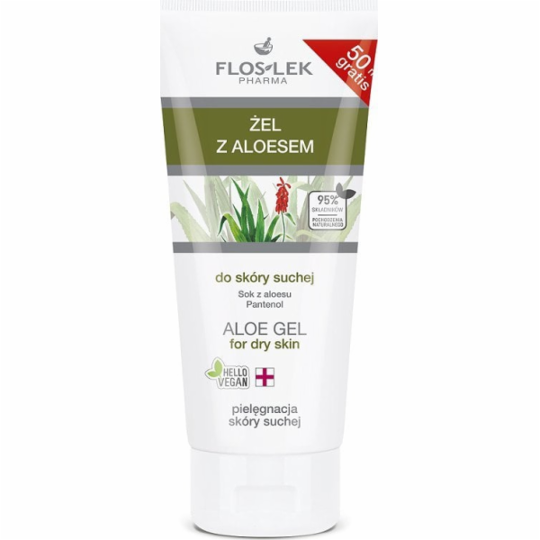 FLOSLEK Řada pro péči o suchou pleť Gel s aloe 200 ml