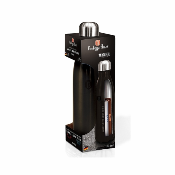 Termoska lahev nerez 0,5 l Shiny Black Collection BH-6820