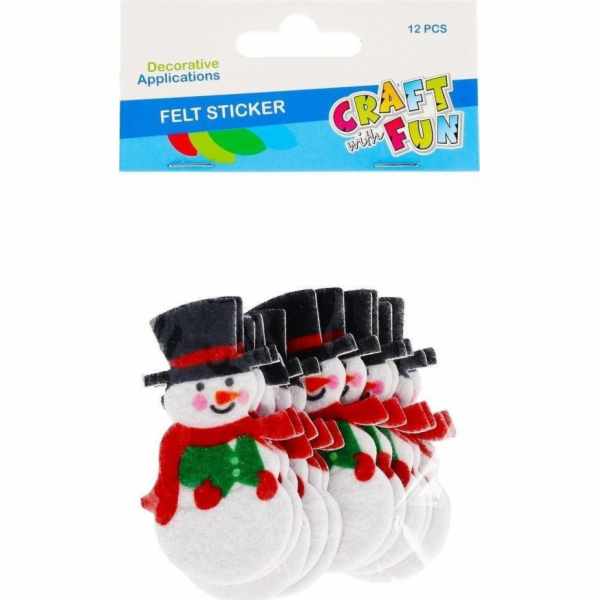 Craft with Fun ORNAMENT BN FILTOVÁ PODPORA SNĚHULÁKŮ 12KS...