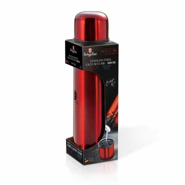 Termoska nerez 0,75 l Burgundy Metallic Line BH-7602