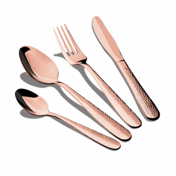 Sada příborů 24 ks nerez Rosegold Metallic Line II BH-2619