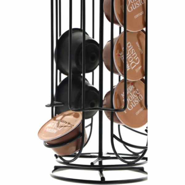 Držák na kávové kapsle Dolce Gusto 28 ks černý HT-22171165