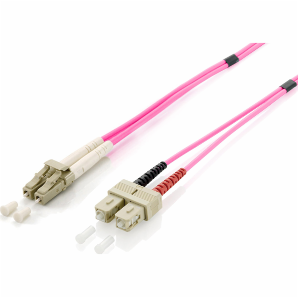 Equip  LWL Patchkabel LC->SC 15,00m Multimode Duplex OM4 ...