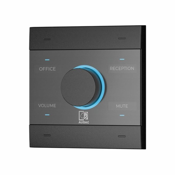 Audac  NCP105/B Univerzální síťový PoE panel, černá verze