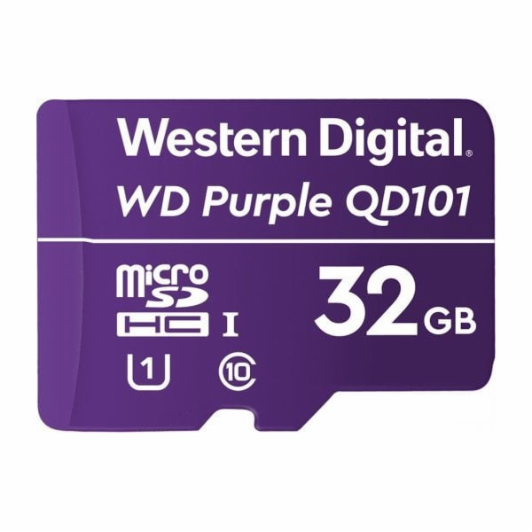 Karta WD Purple MicroSDHC 32 GB Class 10 UHS-I/U1 (WDD032...