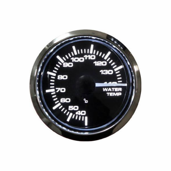 Auto GAUGE Clock AUTO MĚŘIDLO 52mm STP2B Teplota vody