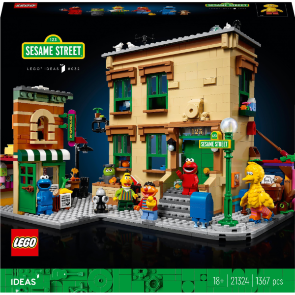 LEGO IDEAS 21324 123 SEZAMOVÁ ULICE