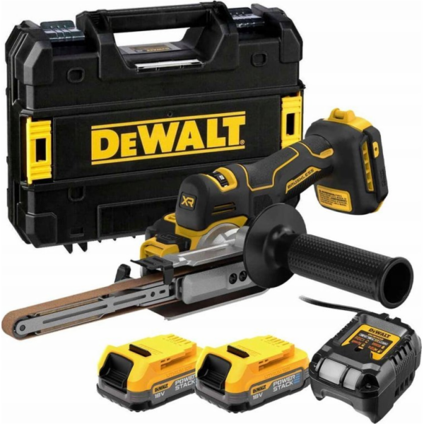 Bruska Dewalt . PÁSKA FILE 18V DCM200E2T 2x1,7Ah POWERSTA...