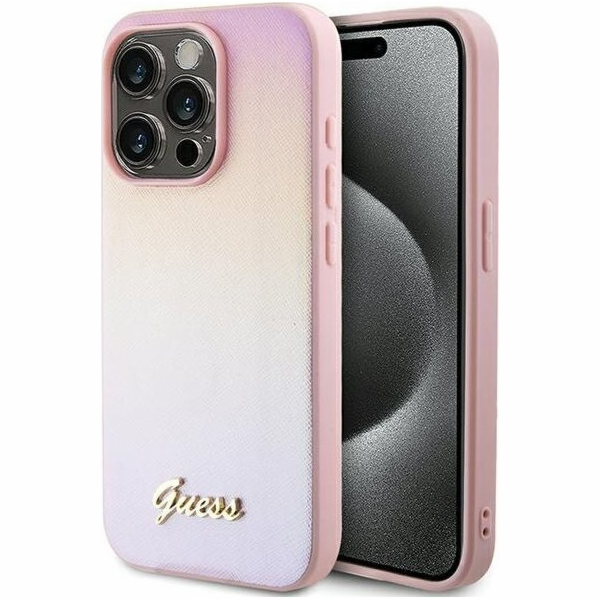 Guess  GUHCP14LPSAIRSP iPhone 14 Pro 6.1 růžové/růžové pe...