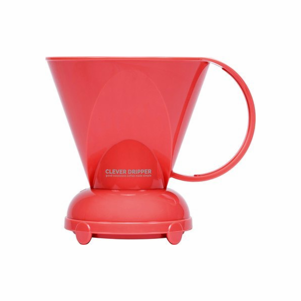 Clever  Dripper - Kávovar L 500ml korálový + 100 filtrů