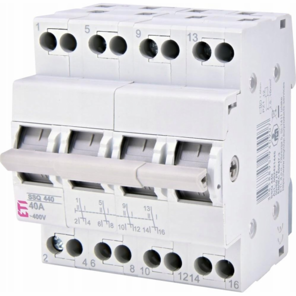 Etipo Network-generator switch I-0-II 40A 4P SSQ 440 Eti ...