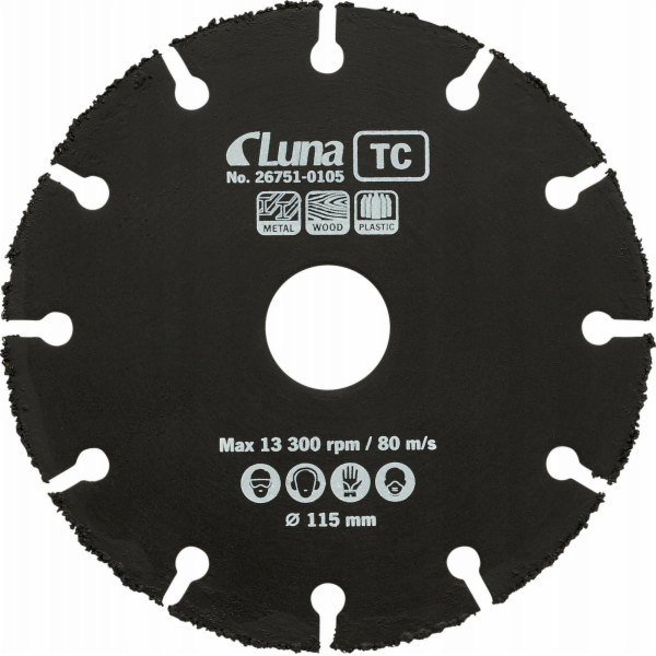 Luna Multifunkční řezný kotouč TC Luna 115x1x22,23 mm