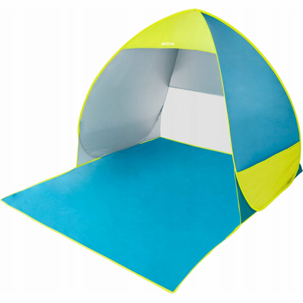 Aktivní COLOR BABY 62165 Plážový stan žlutý a modrý