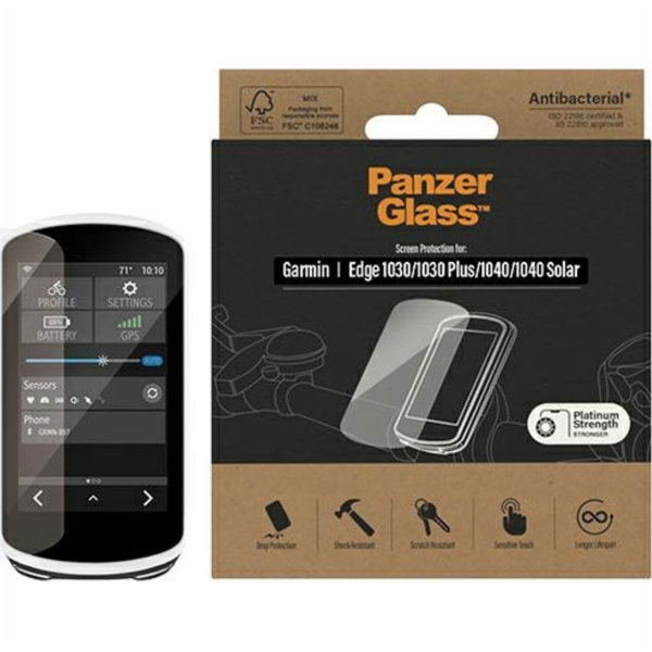 PanzerGlass  Ultra-Wide Fit Garmin 1030 / 1030 Plus / 104...