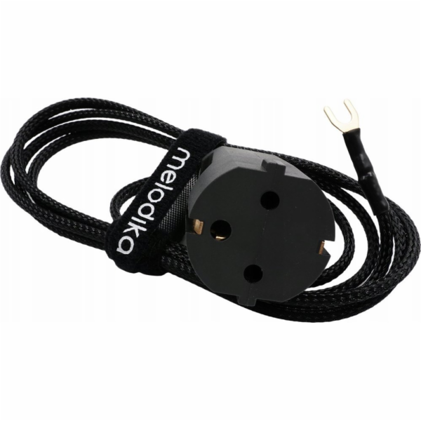Melodika  MDG20 Zemnící kabel, redukce šumu, Schuko - 2m