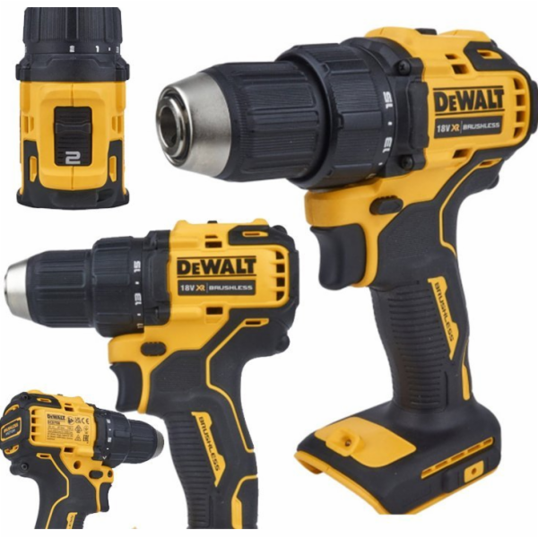 Dewalt DCD708N-XJ vrtací šroubovák 18V 65Nm vrtací šroubo...